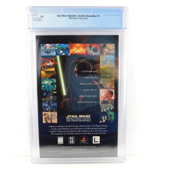STAR WARS EPISODE 1 ANAKIN SKYWALKER #1 CGC 9.8 - Dark Horse - Picture 2 of 3